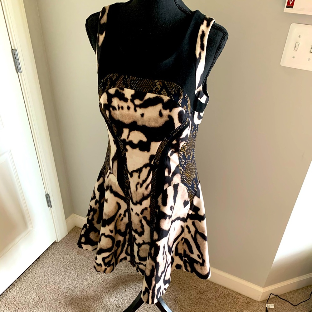 Diane Von Furstenburg snake print dress